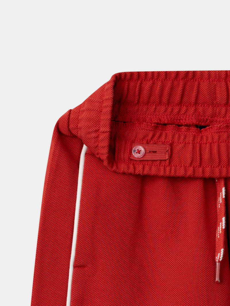 Bermuda roja para niño