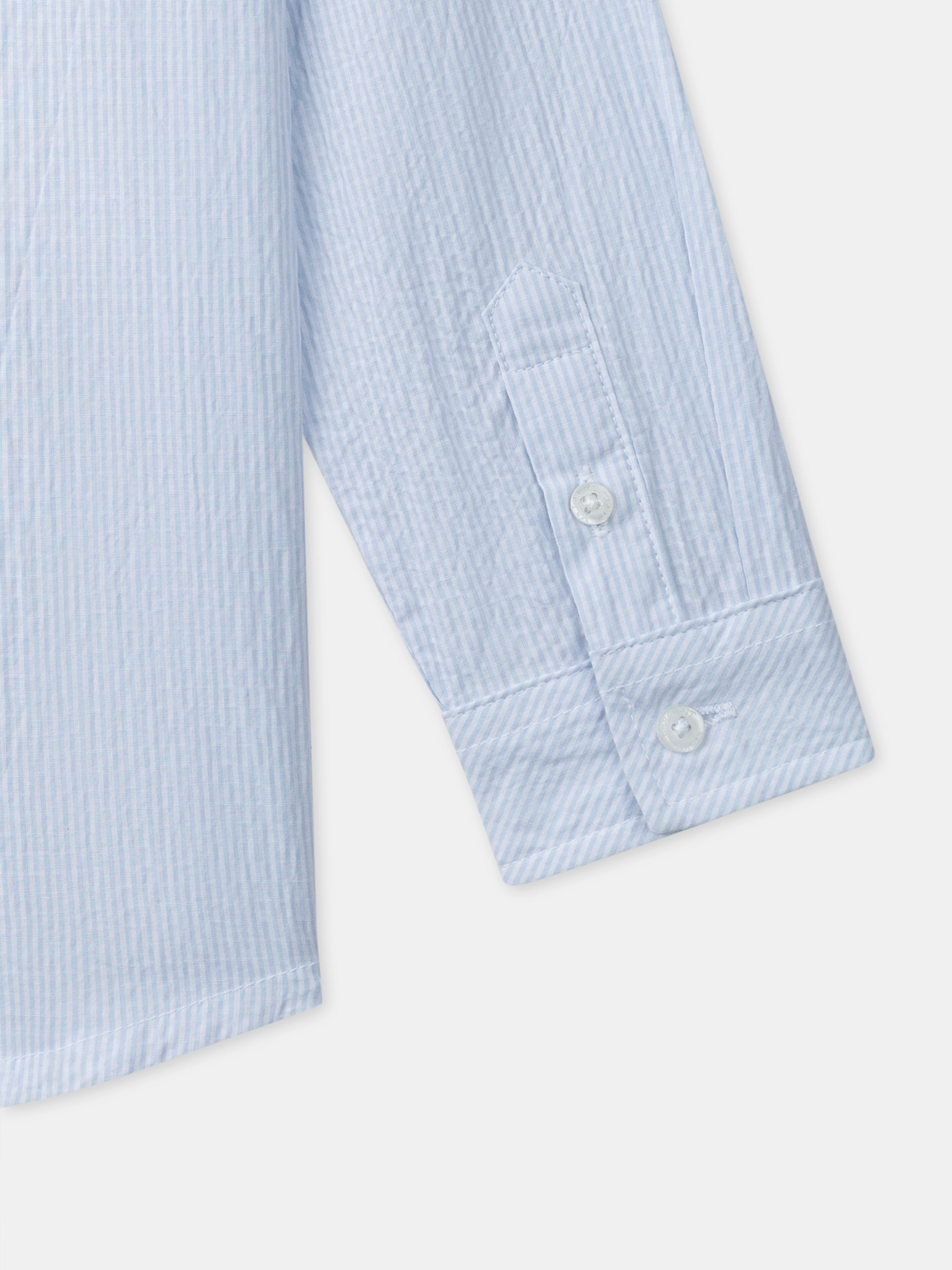 Camisa a Rayas Azules Niño