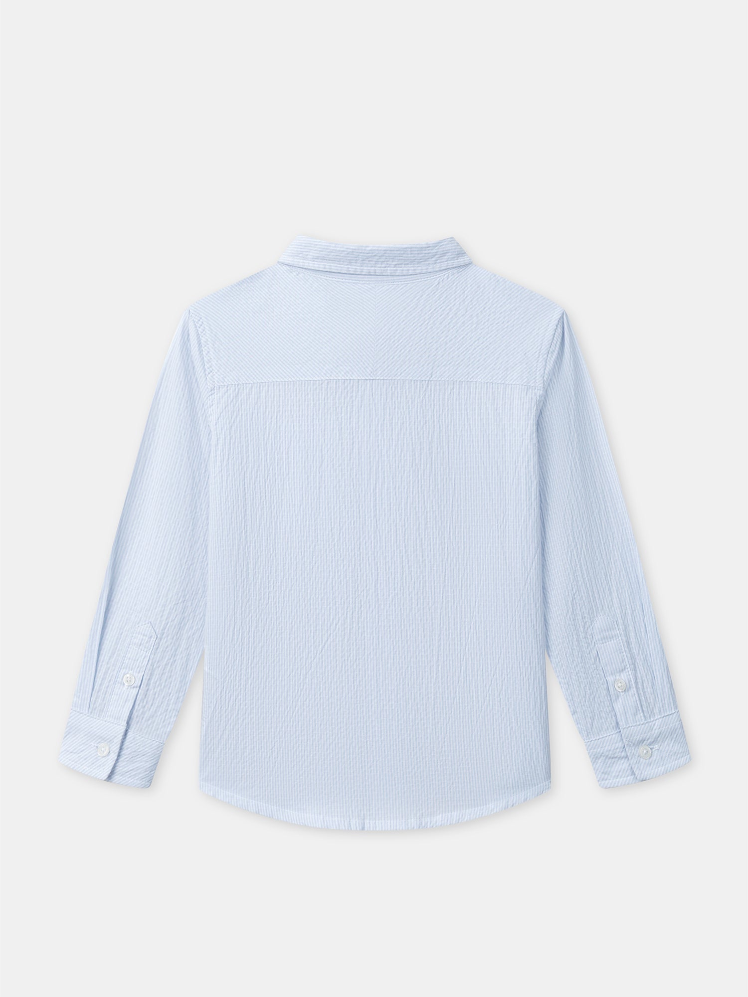 Camisa a Rayas Azules Niño