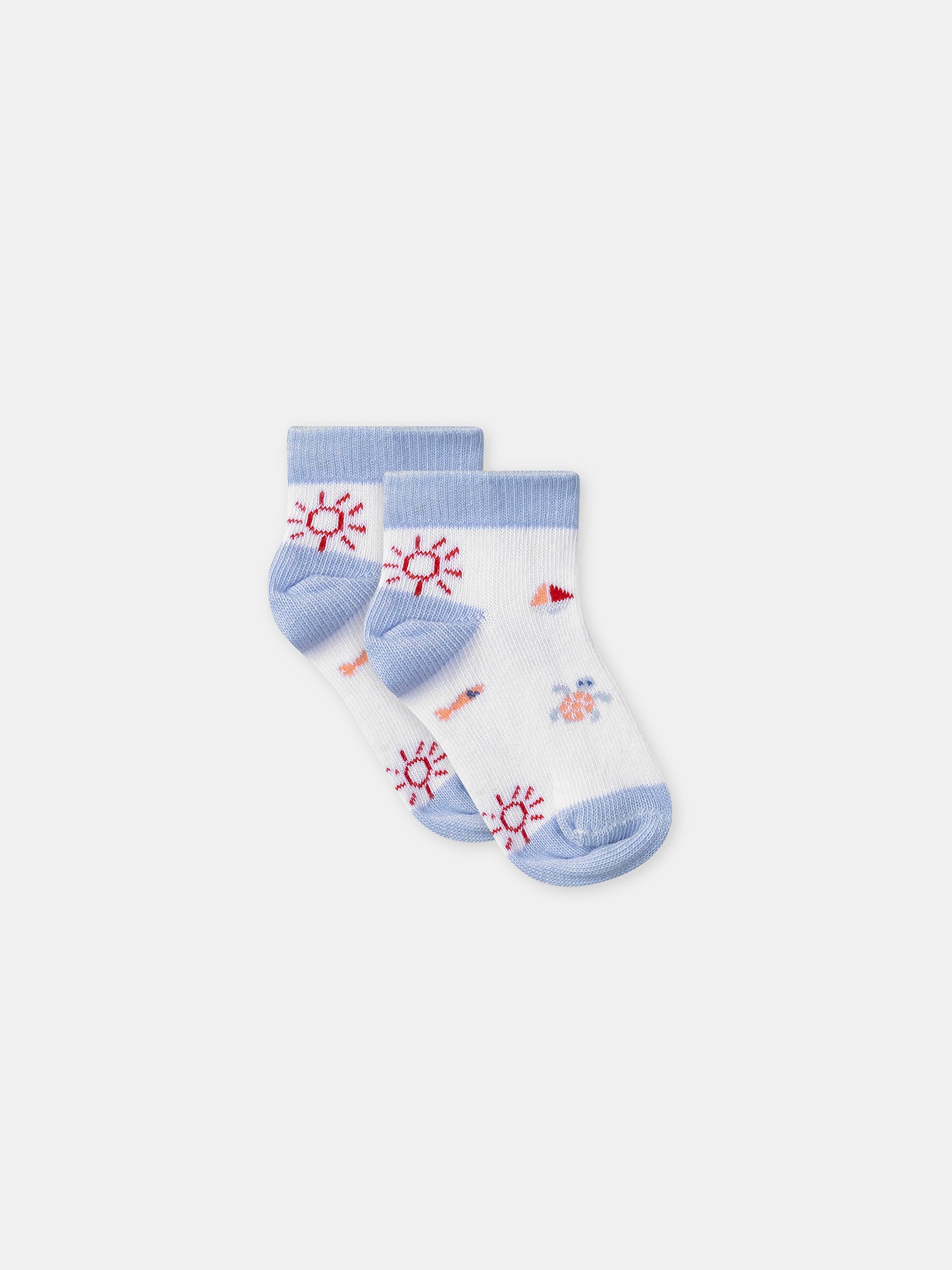 Calcetines bajos con motivos marinos Bebé Niño