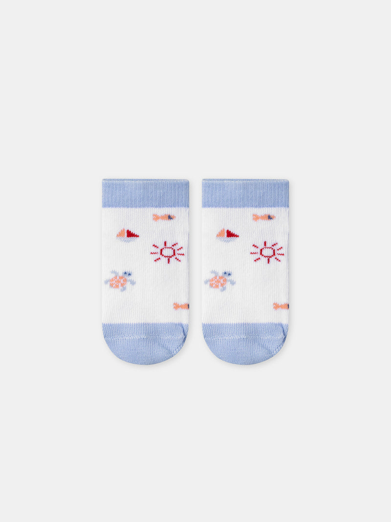 Calcetines bajos con motivos marinos Bebé Niño