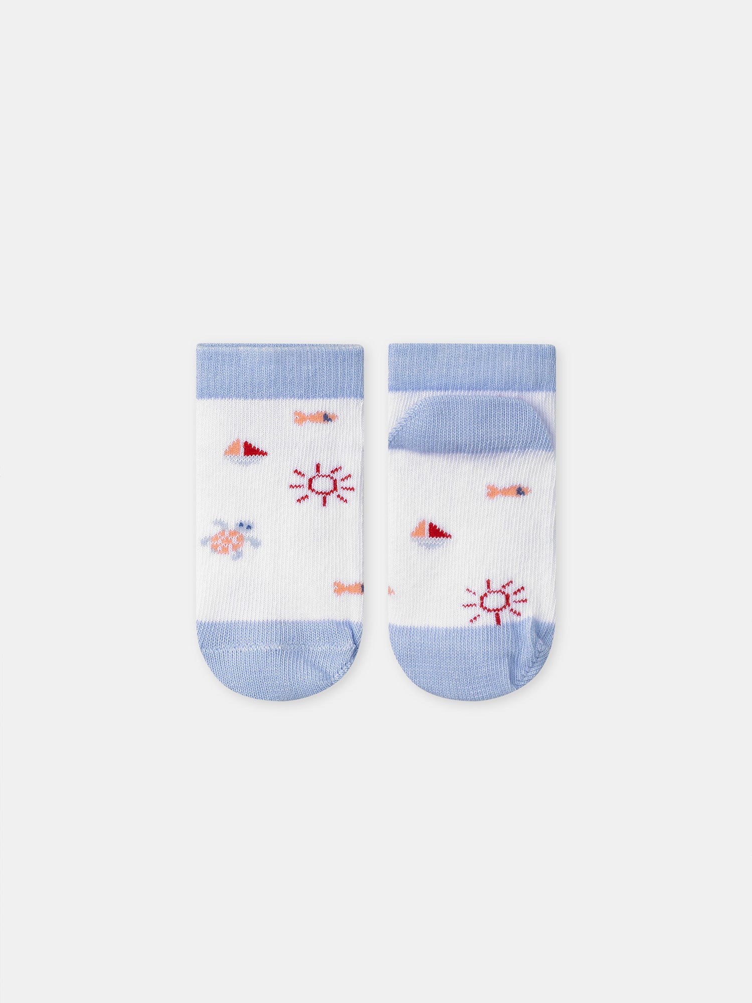 Calcetines bajos con motivos marinos Bebé Niño