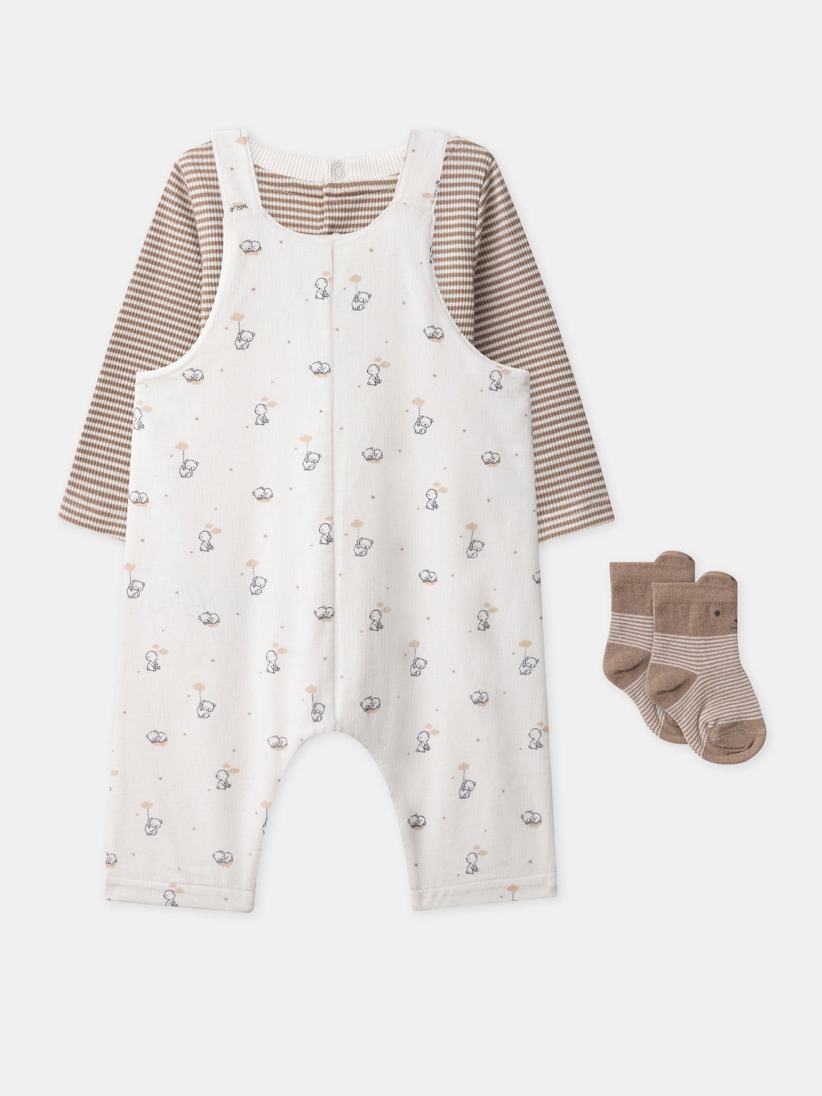 Conjunto monito + cuerpo + calcetines Nacimiento Chico