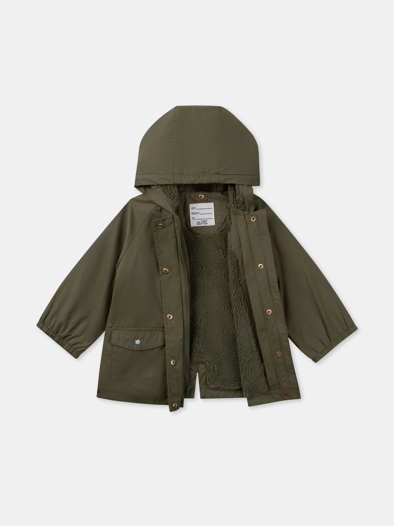 Parka 3 en 1 kaki Bebé Niña