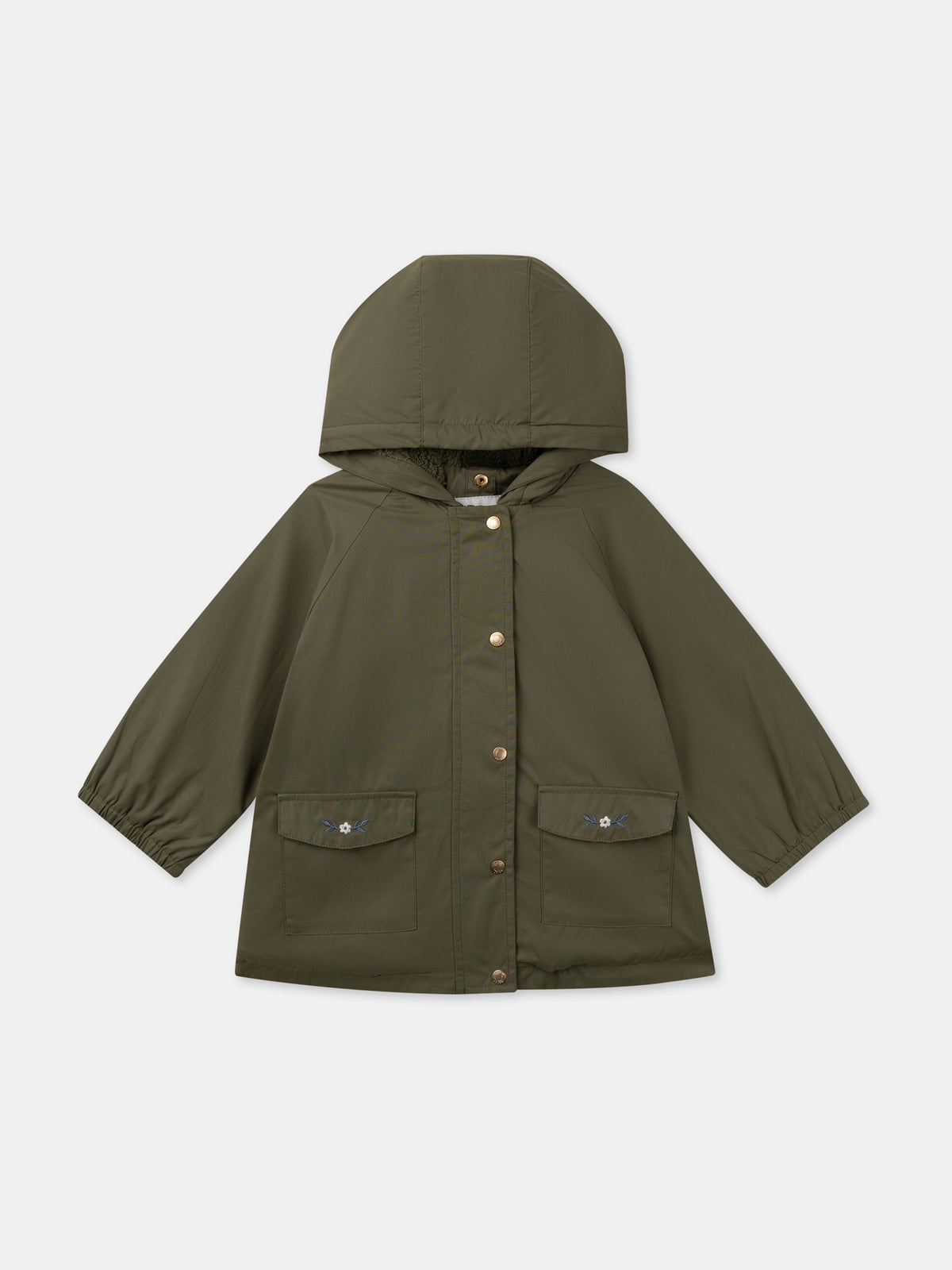 Parka 3 en 1 kaki Bebé Niña