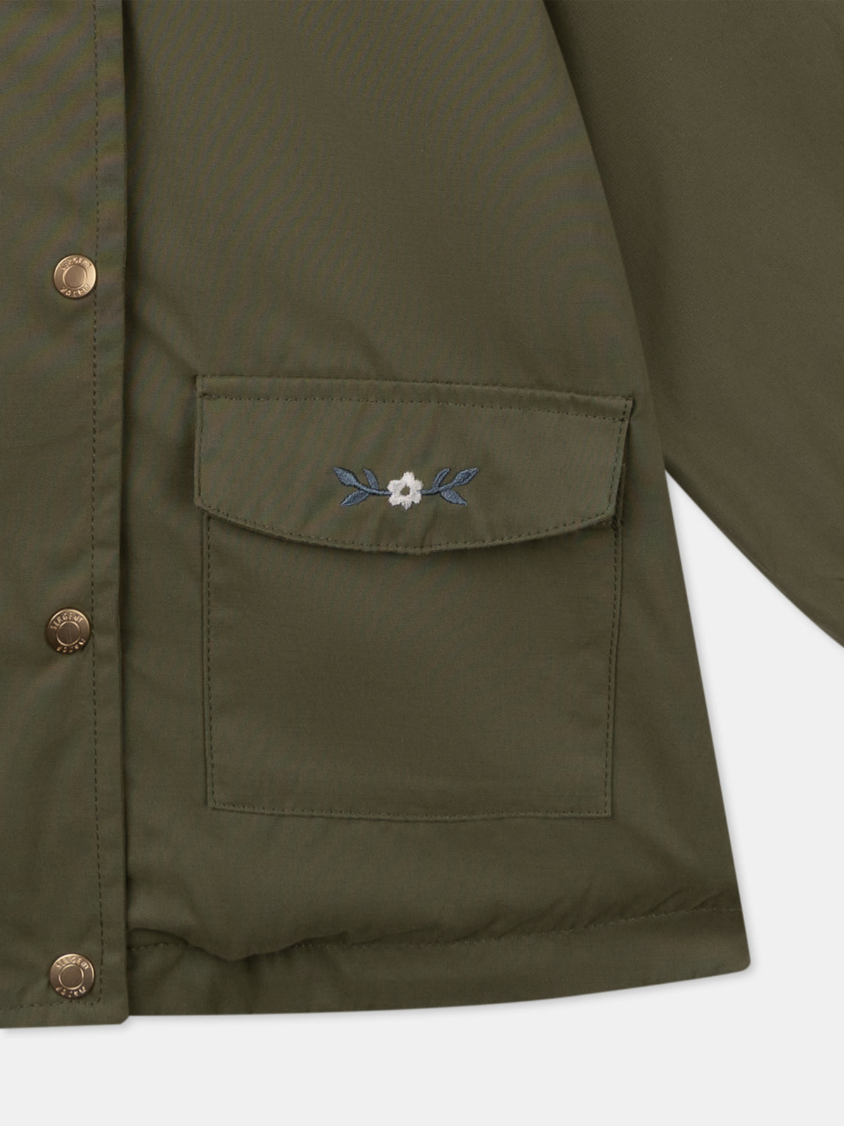 Parka 3 en 1 kaki Bebé Niña