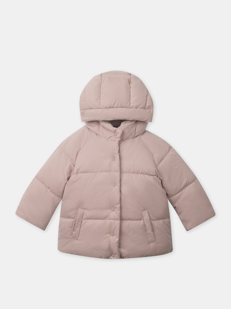 Chaqueta Acolchada Rosa Bebé Chica
