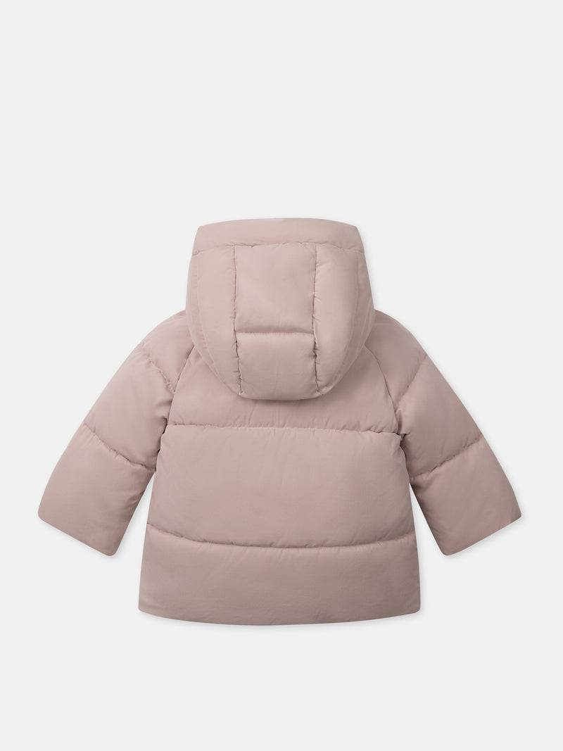 Chaqueta Acolchada Rosa Bebé Chica