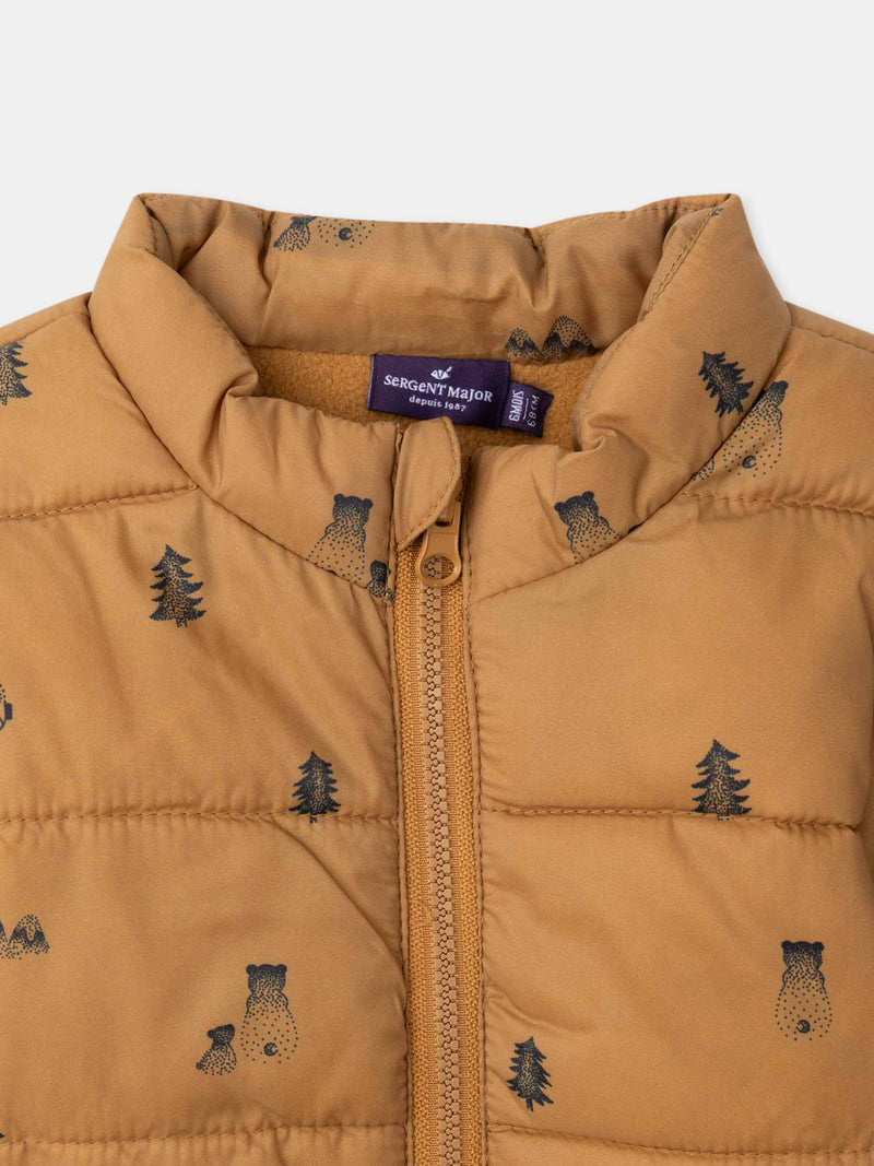 Parka 3 en 1 azul marino Bebé Chico