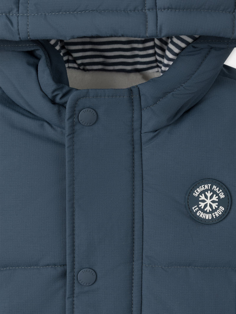 Chaqueta acolchada azul Bebé Niño