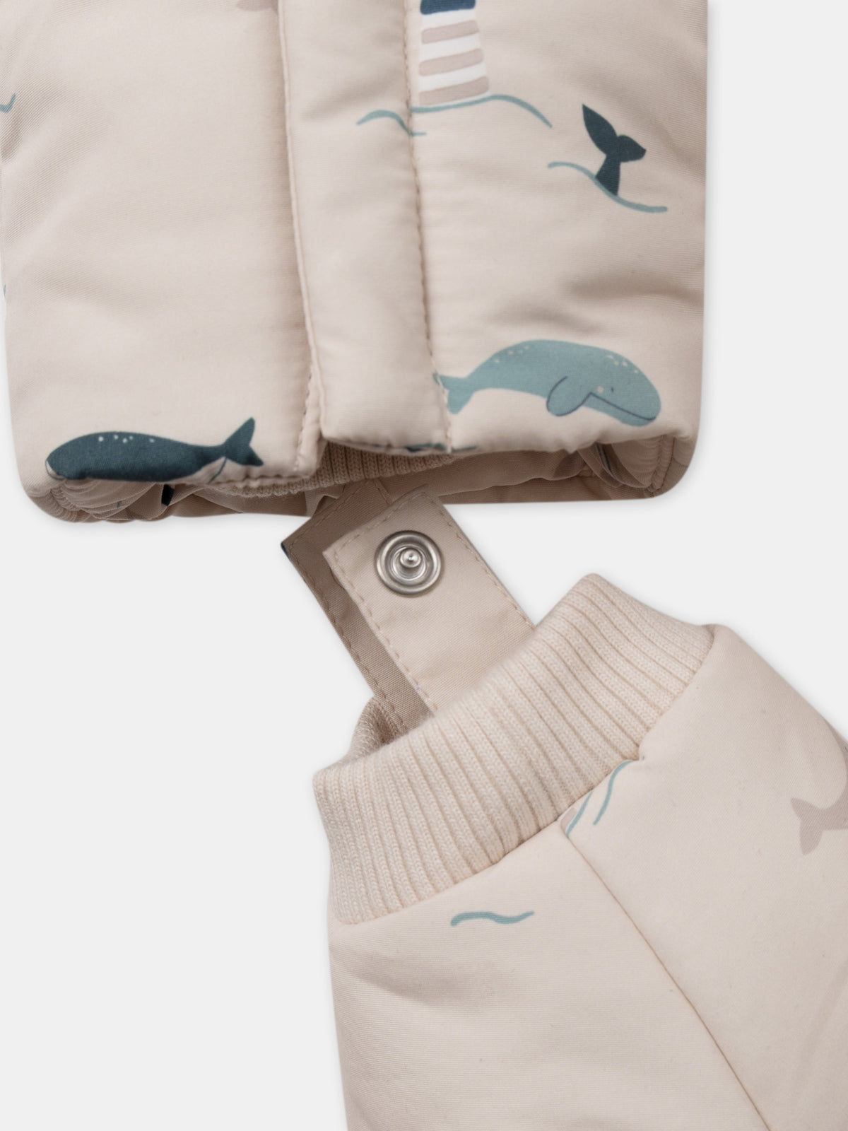 Piloto beige con impresión de animales Bebé Chico