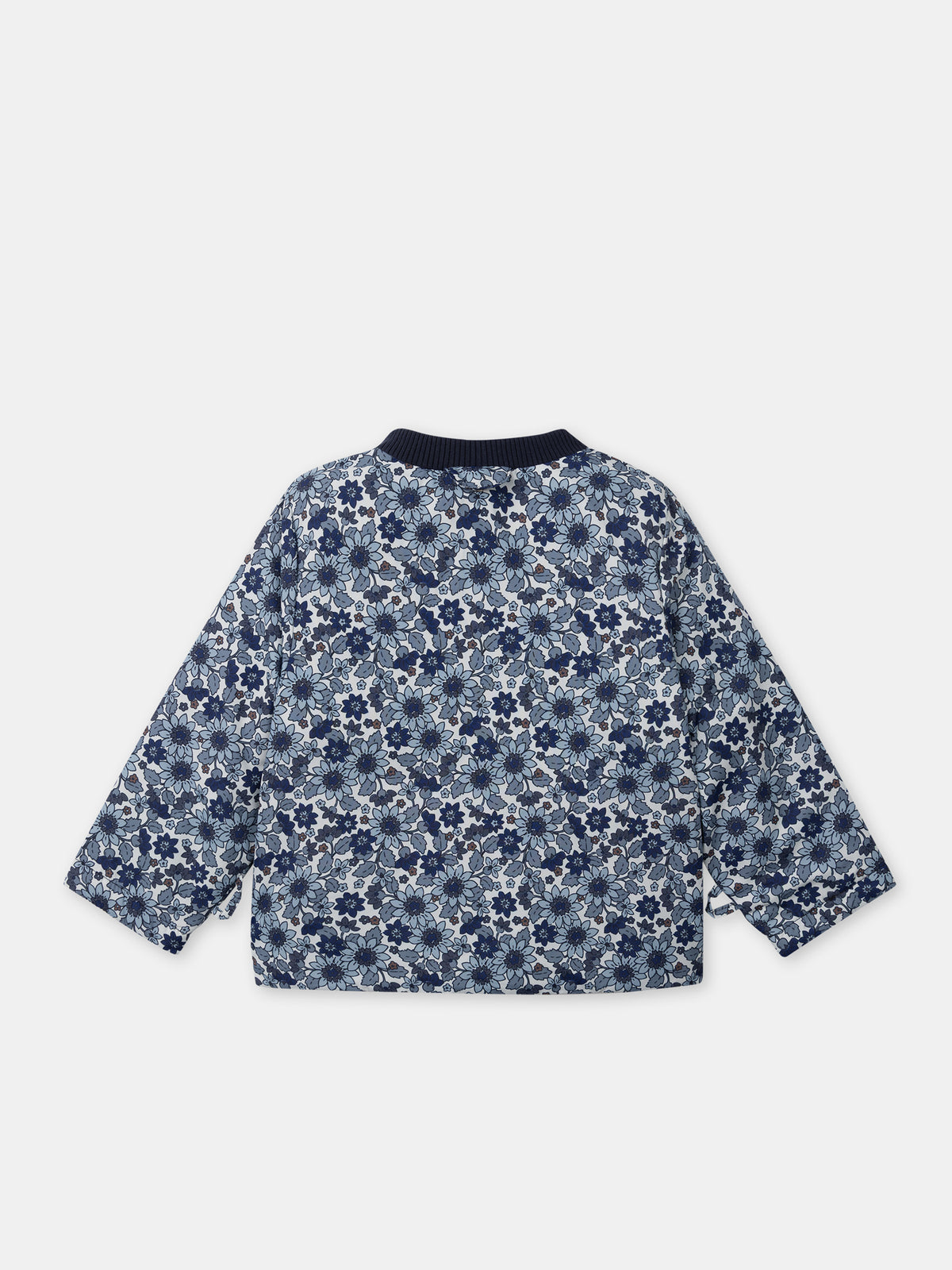 Parka 3 en 1 azul marino brillante para chicas