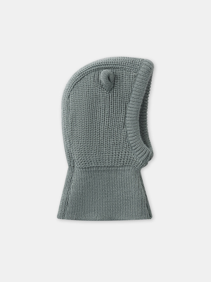 Capucha Verde Con Orejas 3D Bebé Chica