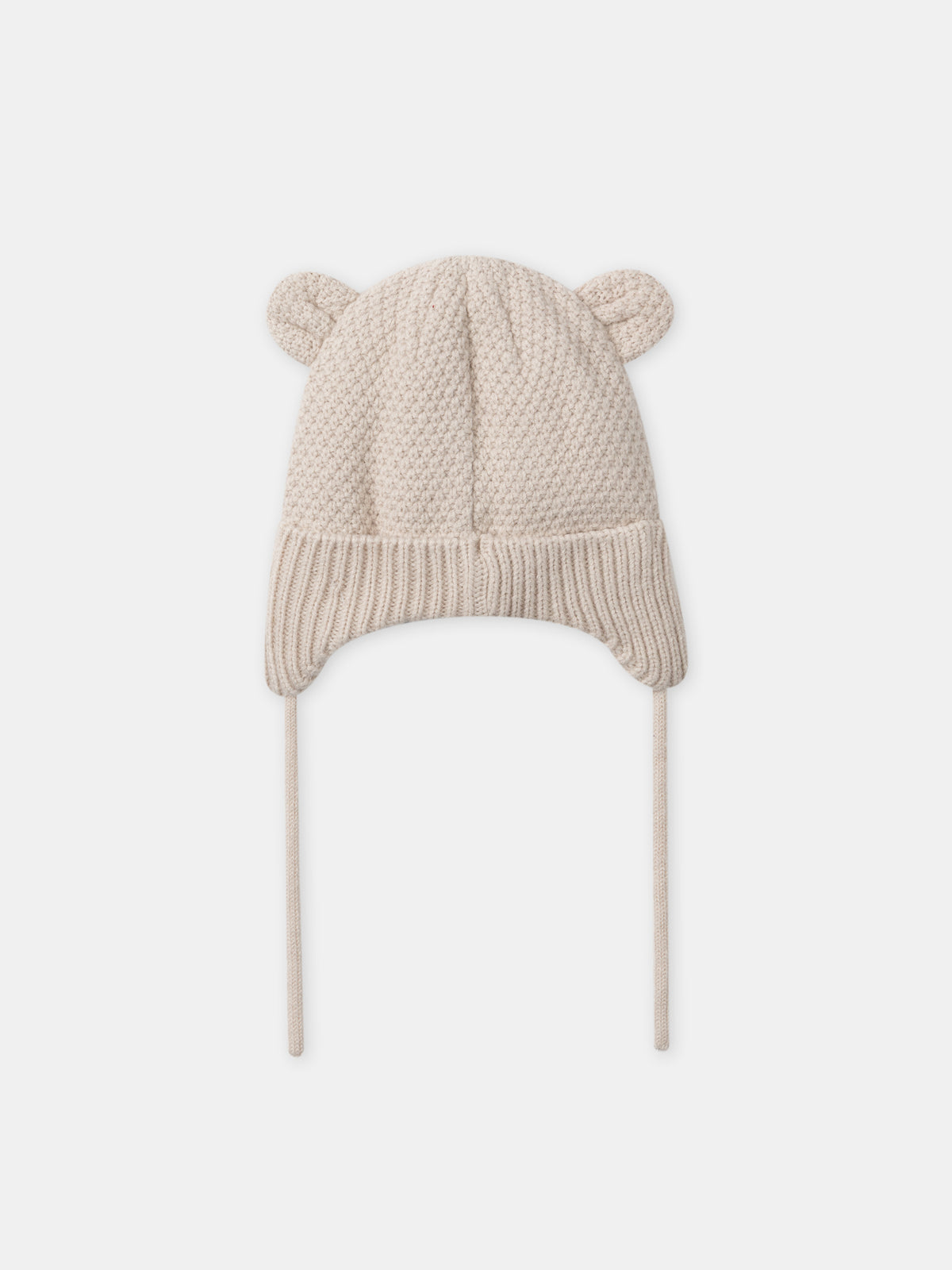 Gorro beis cabeza de oso Bebé Chico
