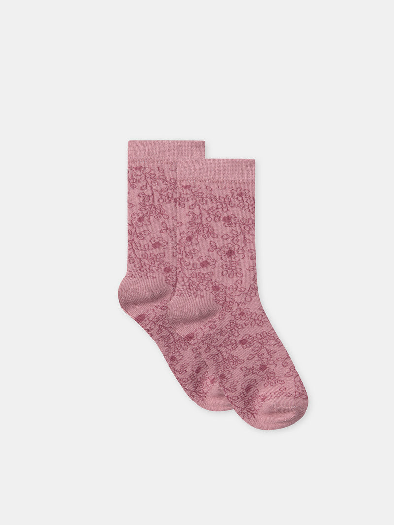 Pack de 5 calcetines rosas pingüinos Chica
