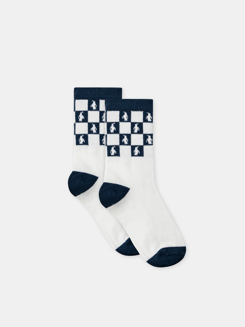 Juego de 5 calcetines de pingüino para chico