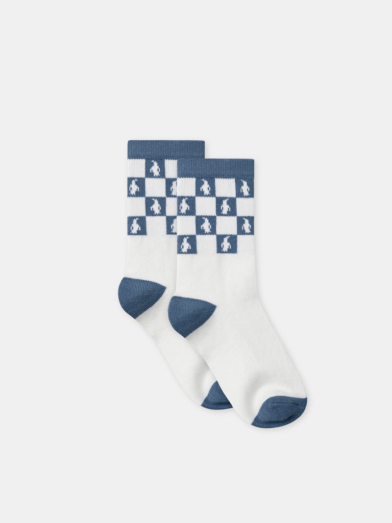 Juego de 5 calcetines de pingüino para chico