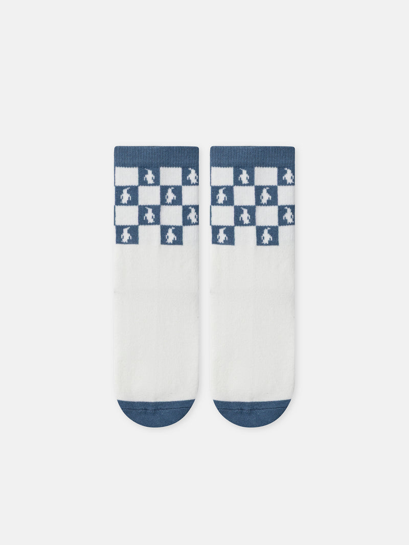 Juego de 5 calcetines de pingüino para chico