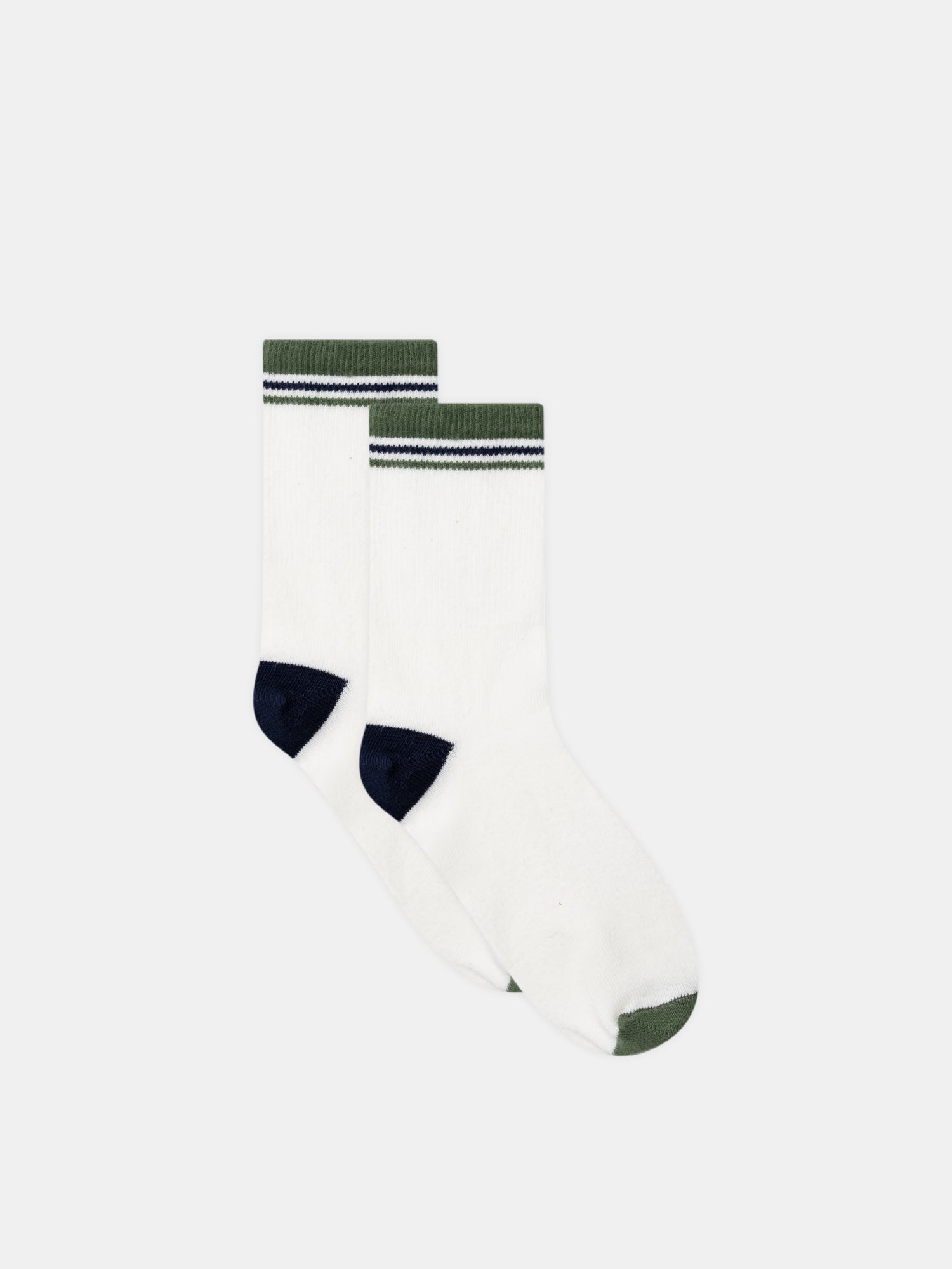 Lot de 5 paires de chaussettes à rayures ou unies Garçon