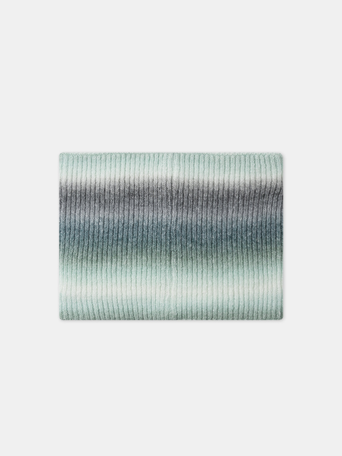 Snood verde degradado tie and dye para niños