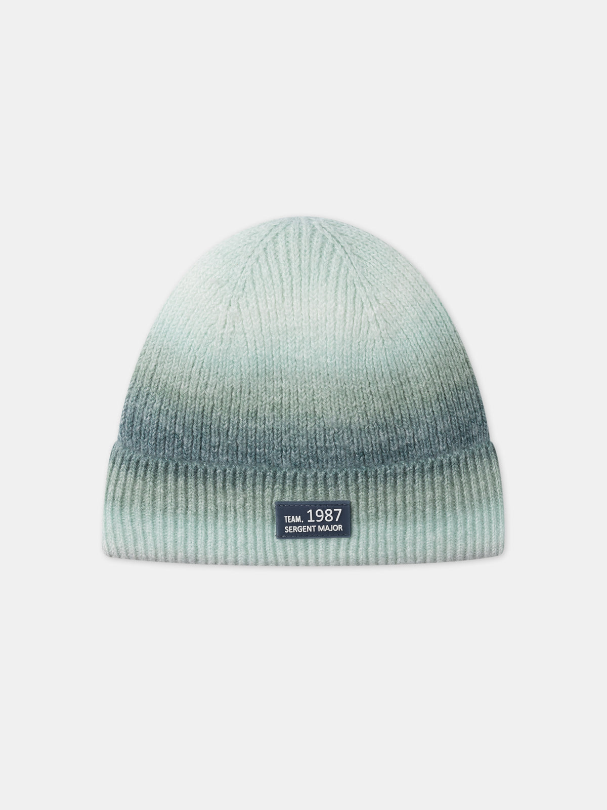 Gorro degradado tie and dye verde chico
