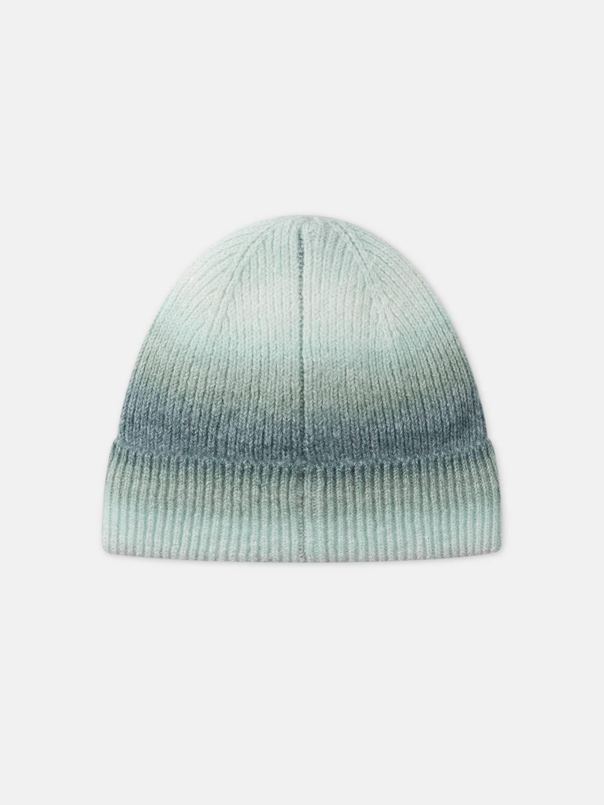 Gorro degradado tie and dye verde chico