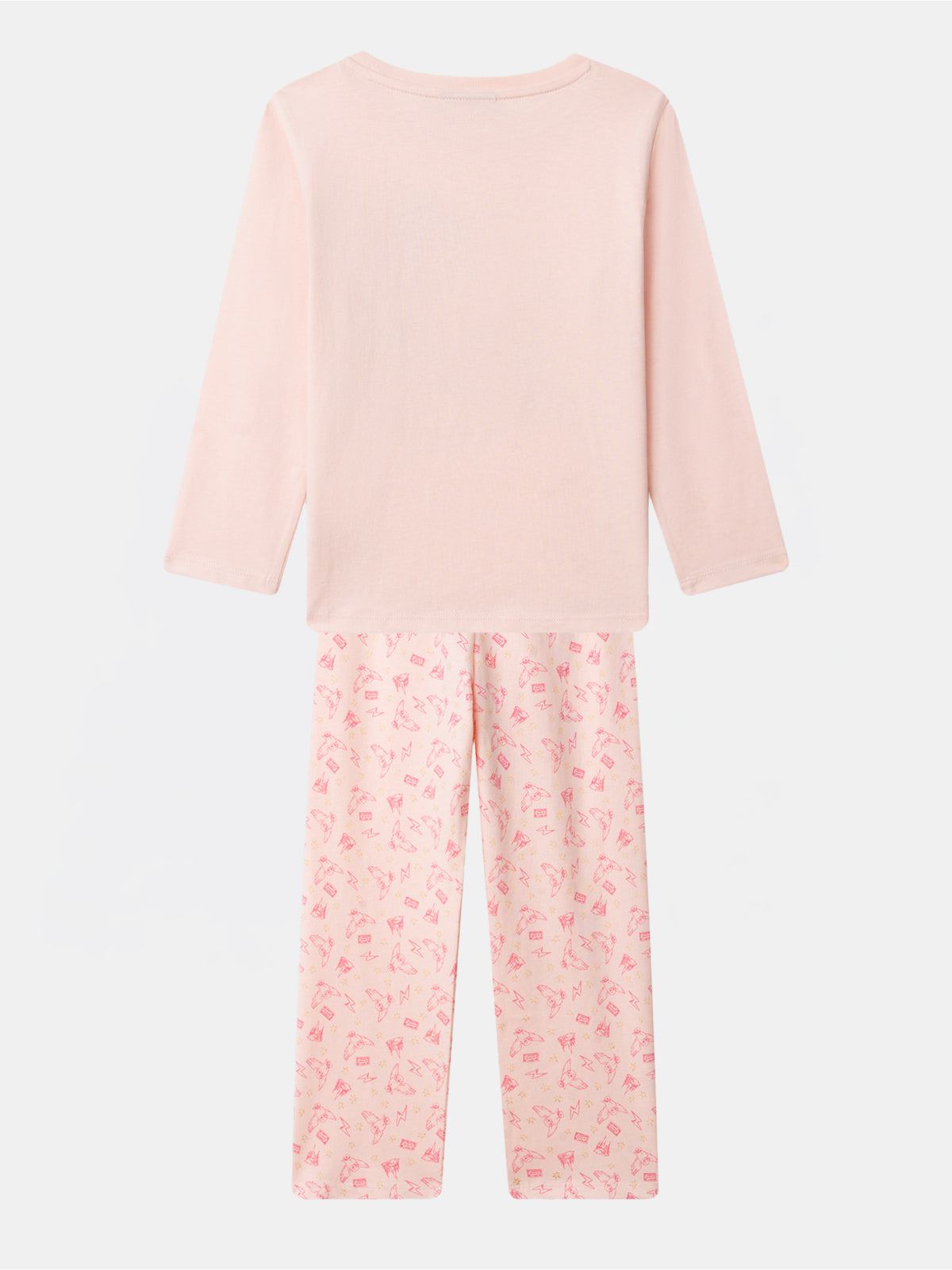 Pijama Harry Potter rosa impreso búho Hedwig Chica