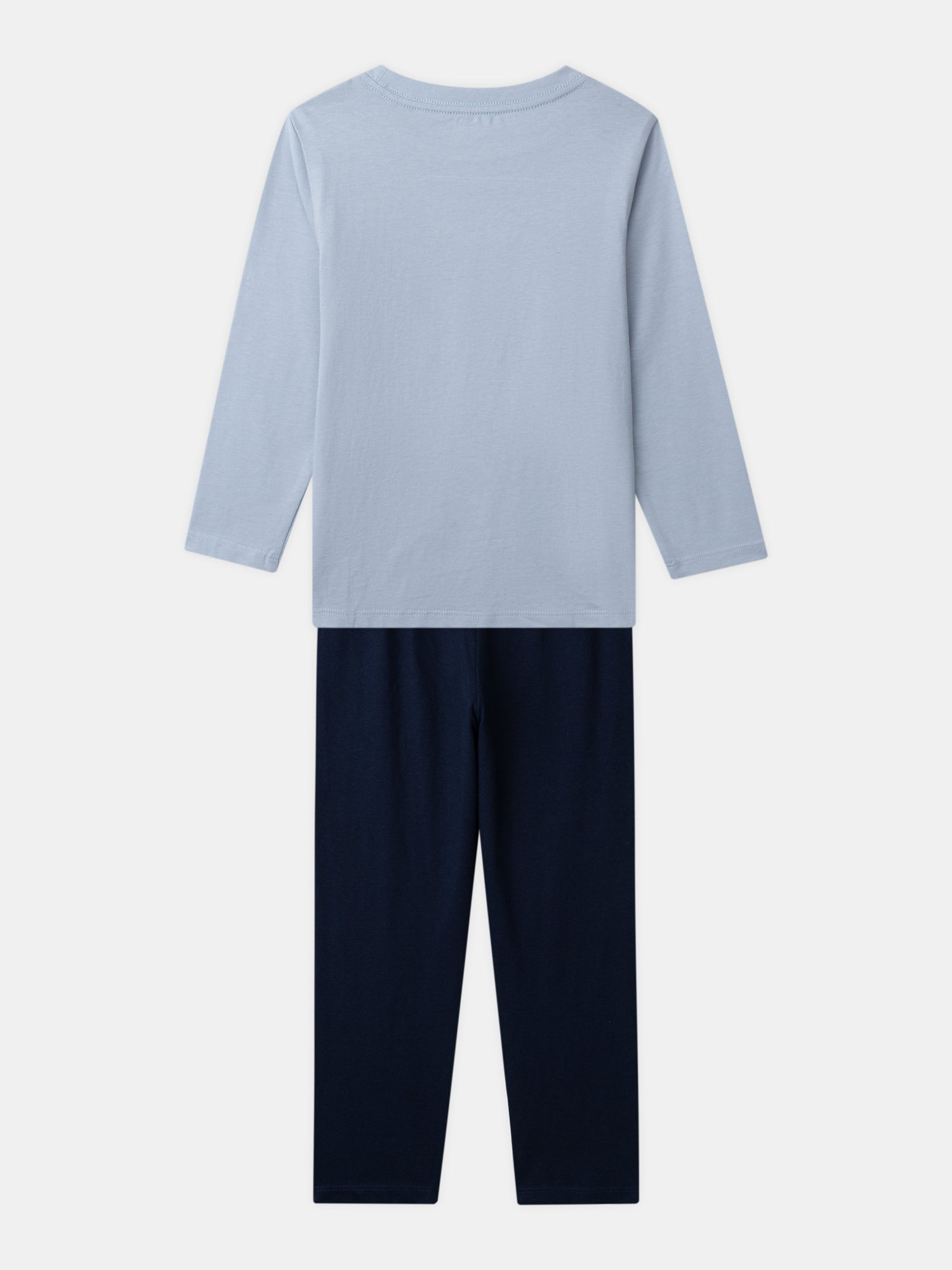 Pijamas azul cielo y marino con estampado de grifón Chico