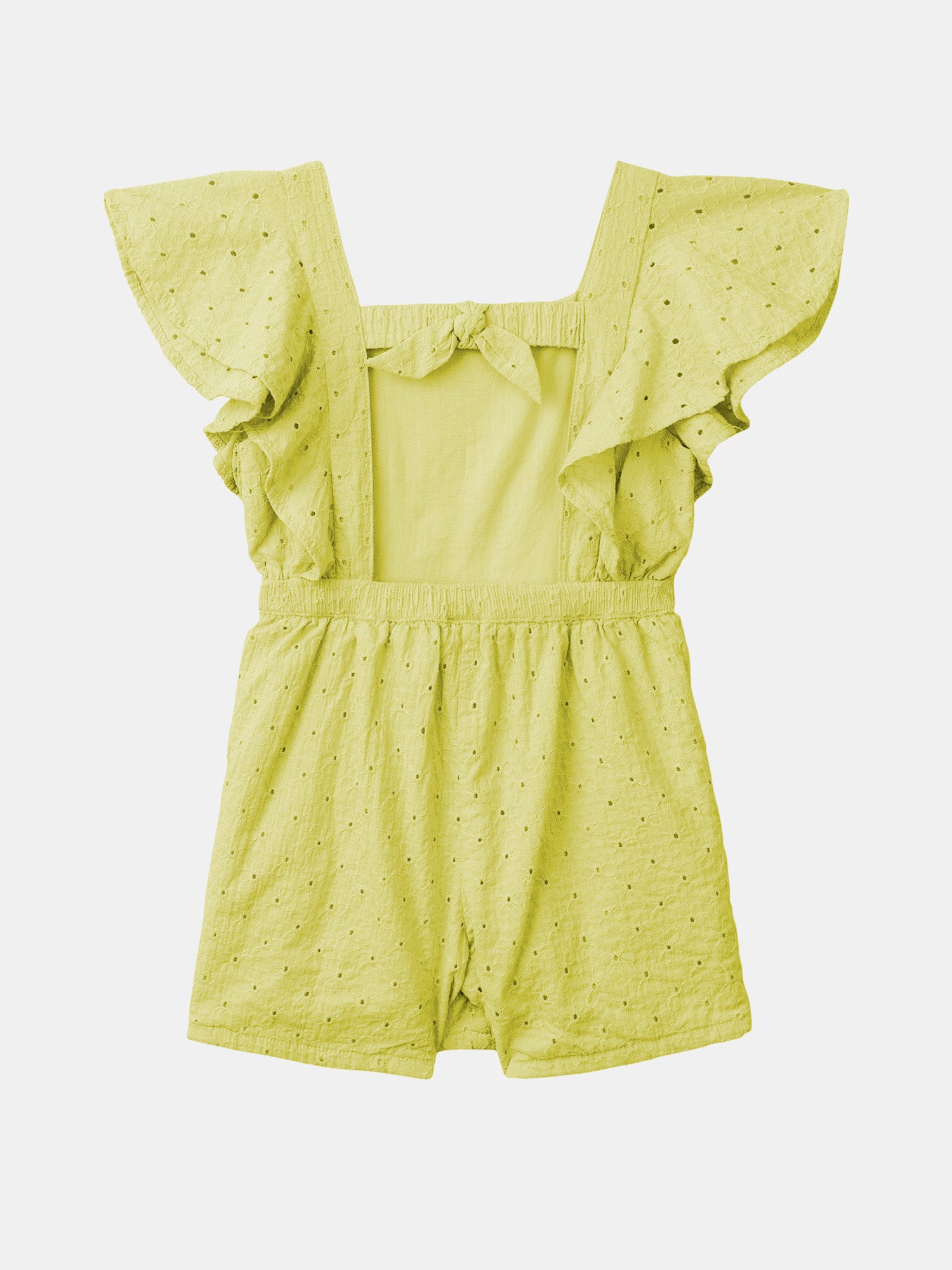 Mono amarillo con brodería inglés Chica