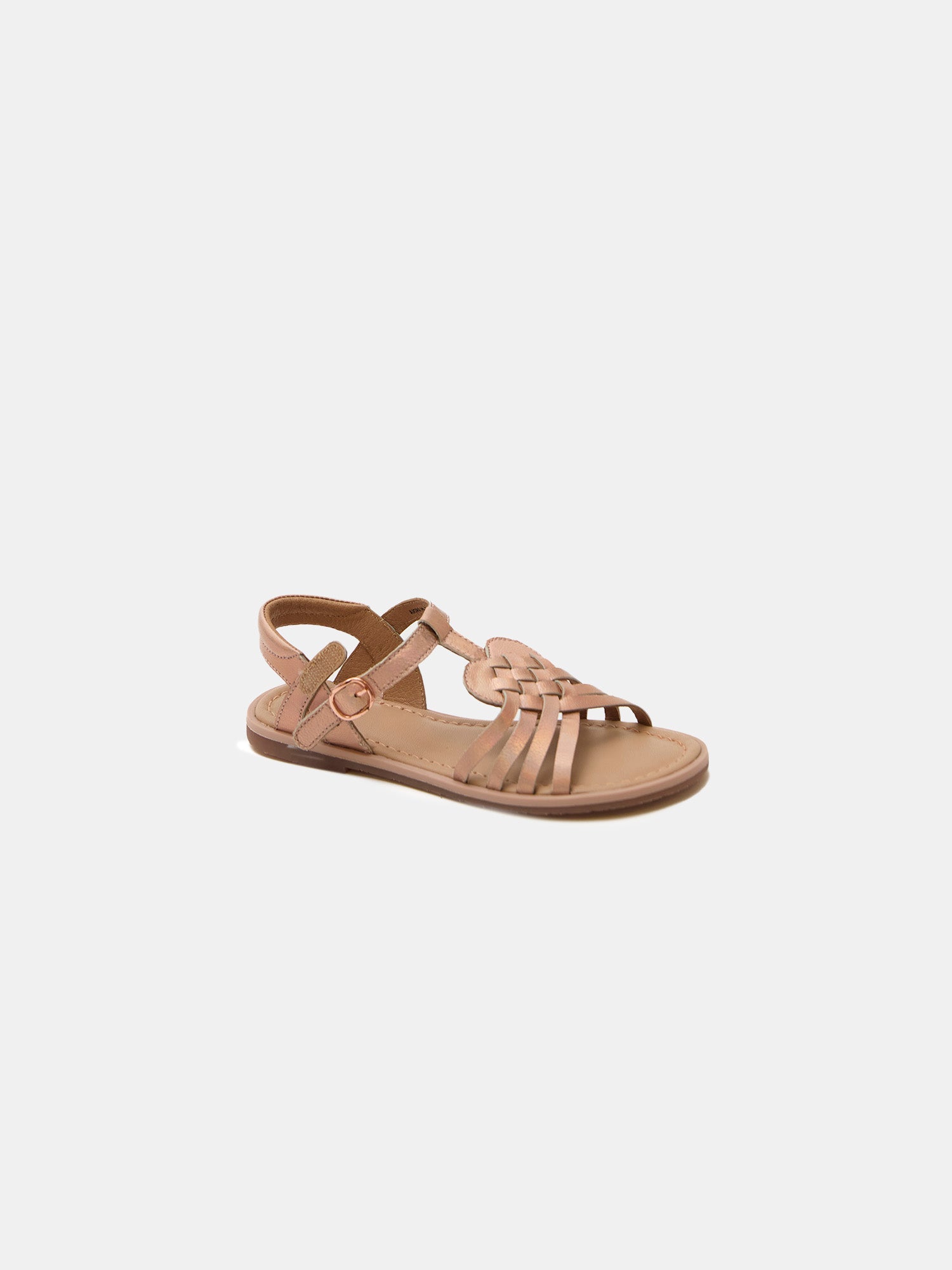 Sandalias rosa dorado niña