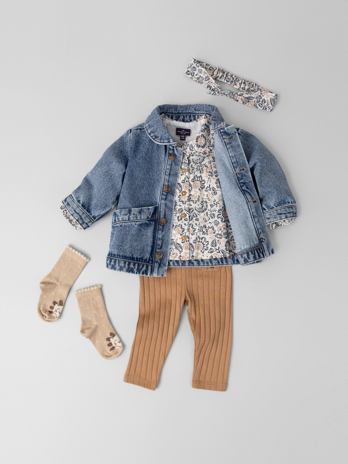 Tenue Bébé Fille : Jardin Secret - 1