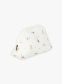 Neceser crudo de popelina con estampado de animales del bosque LOADEN / 24H0AM11ACD001