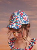 Gorra de color crudo con estampado de flores KLUCASETTE / 24E4PFG2CHA001