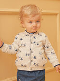 Chaleco reversible de colores  azul y crudo LADRISTO / 24H1BGJ1GILC230