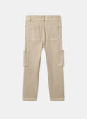 Pantalón cargo beige MEDIAGE / 25E3PG81PAN806