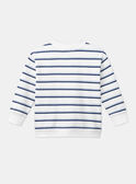 Jersey con estampado de rayas crudas y azules LERAYAGE / 24H3PGJ1SWE001