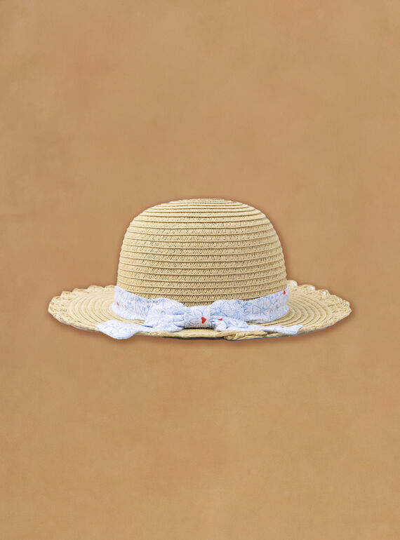 Sombrero de paja con estampado floral KAPETULA / 24E4BFN1CHA009