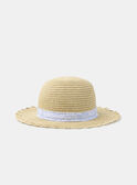 Sombrero de paja con estampado floral KAPETULA / 24E4BFN1CHA009