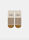 Calcetines de rayas con cara de león MAARNO / 25E4BG72SOQ114
