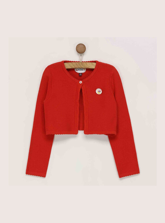 Cárdigan de color rojo RAFULIETTE / 19E2PFC1CARF505