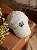 Gorra con estampado de rayas FRECASAGE / 23E4PGI2CHA000