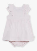 Vestido de ceremonia y cubrepañal para bebé niña CAJUSTINE / 22E1BFH1ROB301