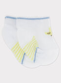 Calcetines cortos de color crudo RALEVAN / 19E4BGF1SOB001