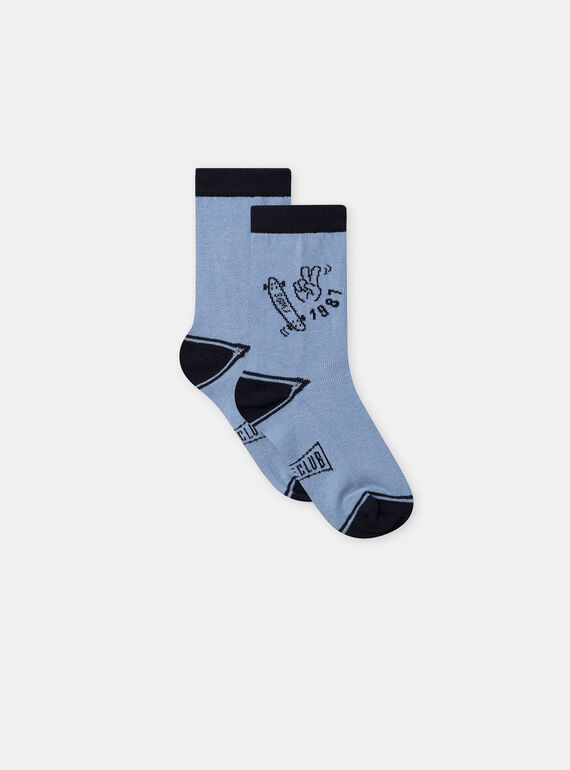 Greyish blue SOCKS NUSKATEAGE / 25H4PGQ2SOQ205