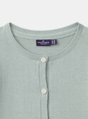 Light green CARDIGAN MRECARETTE / 25E2PFL2CAR602
