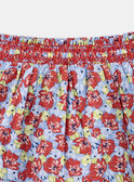 Falda floral con volantes KLAJUPETTE / 24E2PFN2JUP702