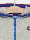 Chaqueta de chándal de color gris jaspeado RAJOTAGE 1 / 19E3PGB1JGH943