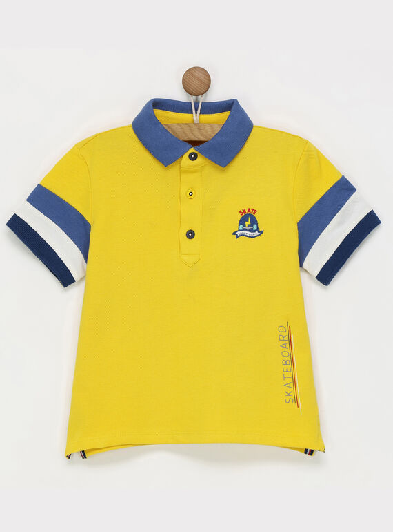 Polo de color amarillo REBIAGE / 19E3PGC1POL412