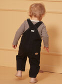 Pantalón con peto vaquero negro LAFLAVIEN / 24H1BGK1SALK003