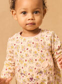 Pelele de muletón floral MEAMELIE / 25E5BFF3GRE413